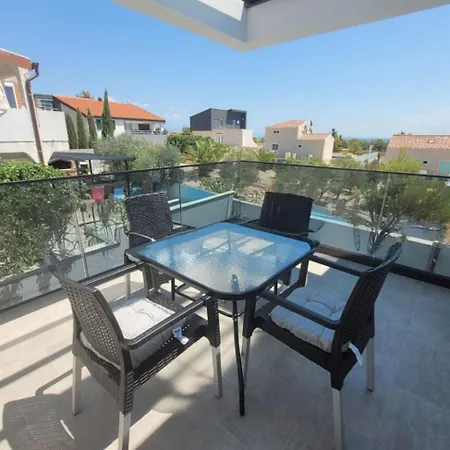 דירה Sea View - In Kroatien Auf Bei Zadar Mit Privatem Pool Und Meerblick