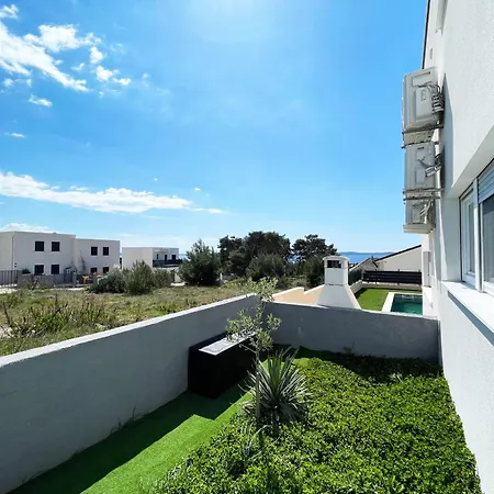 公寓 Sea View - In Kroatien Auf Bei Zadar Mit Privatem Pool Und Meerblick *