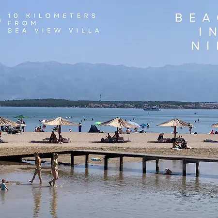 公寓 Sea View - In Kroatien Auf Bei Zadar Mit Privatem Pool Und Meerblick *