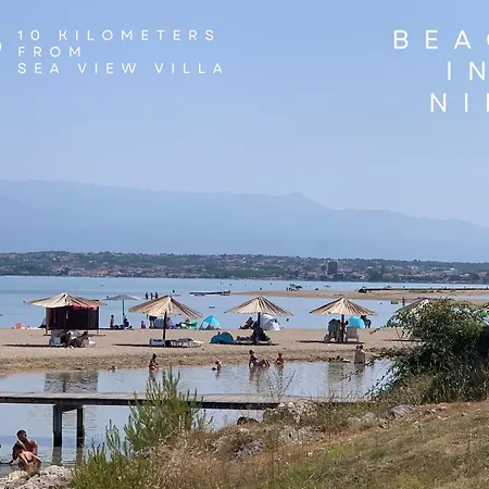 公寓 Sea View - In Kroatien Auf Bei Zadar Mit Privatem Pool Und Meerblick *