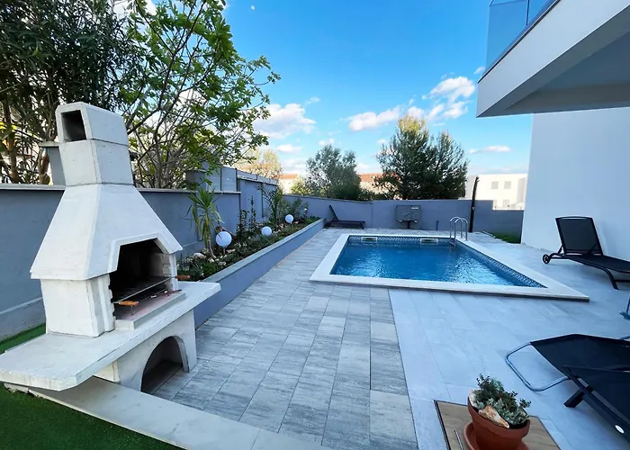 Sea View - In Kroatien Auf Bei Zadar Mit Privatem Pool Und Meerblick Апартаменты Вир