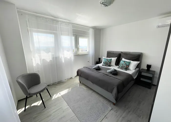 Daire Sea View - In Kroatien Auf Bei Zadar Mit Privatem Pool Und Meerblick Vir