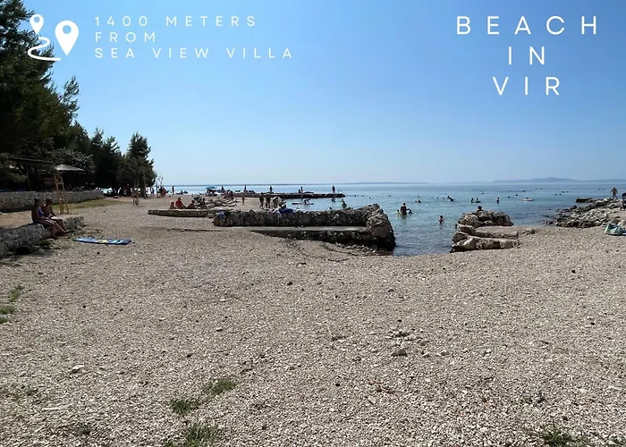 Sea View - In Kroatien Auf Bei Zadar Mit Privatem Pool Und Meerblick Vir