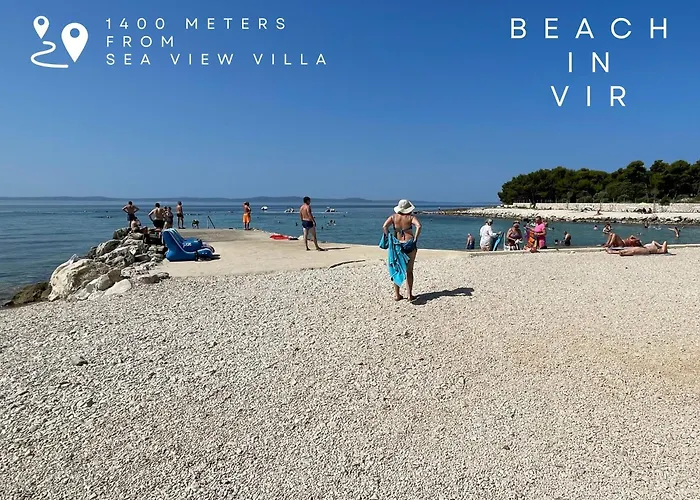 Sea View - In Kroatien Auf Bei Zadar Mit Privatem Pool Und Meerblick *